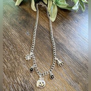Halloween charm necklace handmade